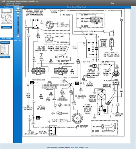 dodge dakota ignition wiring diagram 